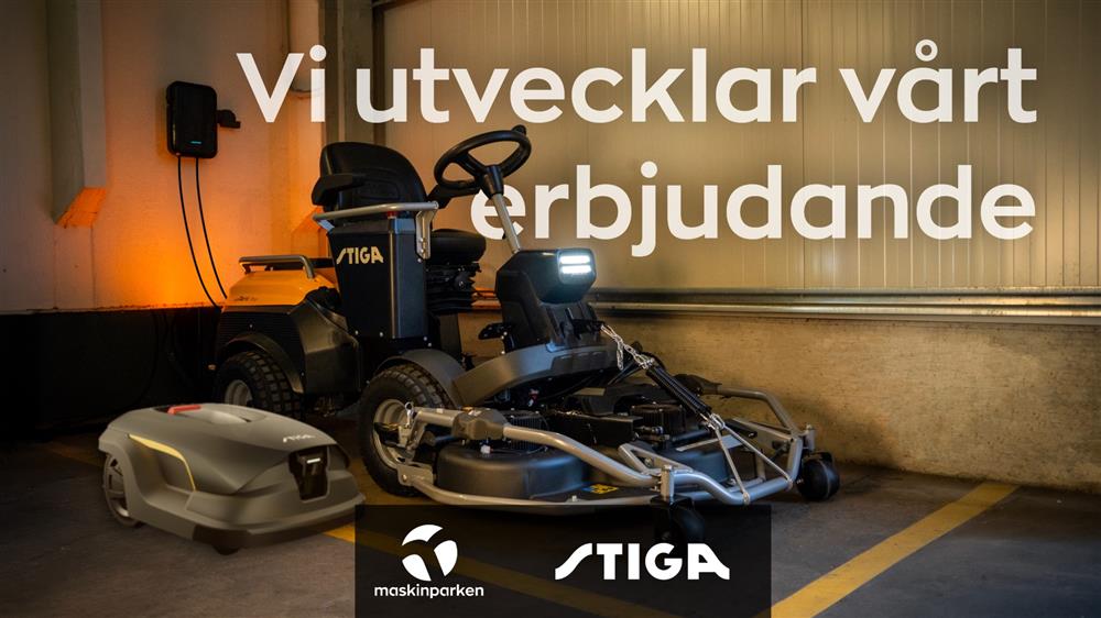 Maskinparken och Stiga inleder nytt samarbete