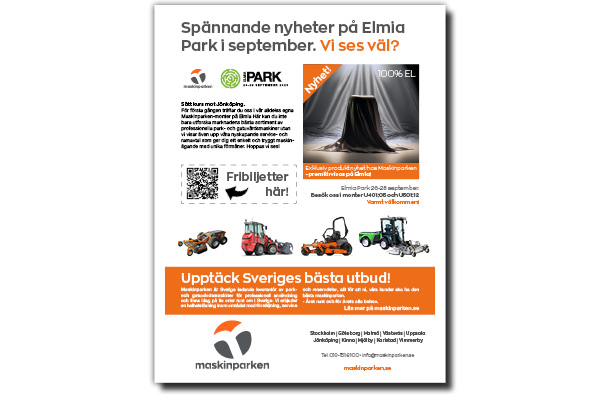 Fribiljetter till Elmia Park 2023